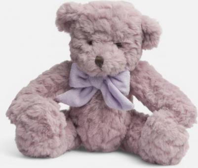 Мишка фиолетовый Никки 22 см, коллекция Curls – фото 1