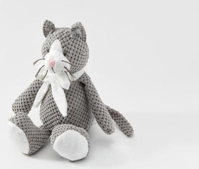 Мягкая игрушка Котик Мурзик с бантом 35 см – фото 6