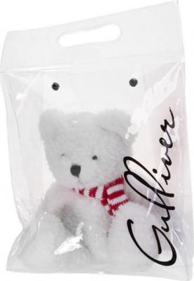 Мягкая игрушка Мишка белый в шарфе 21 см 70-KY23SP2807 – фото 5