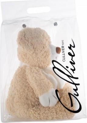 Мягкая игрушка Мишка кудрявый бежевый 40 см – фото 3