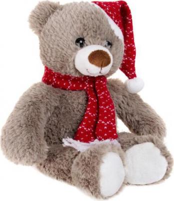 Мягкая игрушка Мишка в колпаке и шарфе 35 см 81-HK0159A1A – фото 3