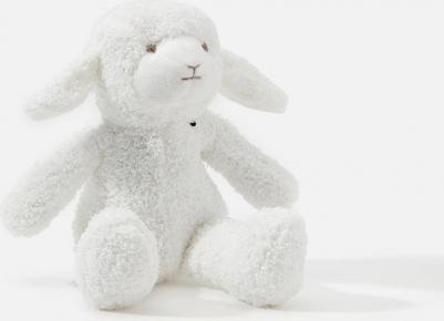 Мягкая игрушка Овечка Пушинка белая 28 см – фото 10