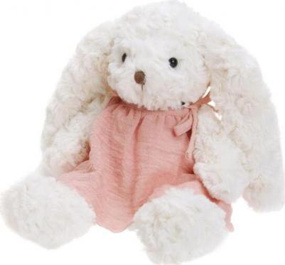 Мягкая игрушка Зайка в розовом сарафане 20 см 86-BTL231005B – фото 7