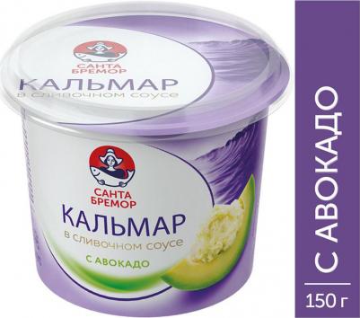 Паста Кальмар в сливочном соусе с авокадо 150г – фото 3