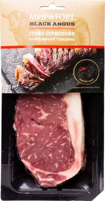 Стейк Стриплойн из мраморной говядины Black Angus, 320 г