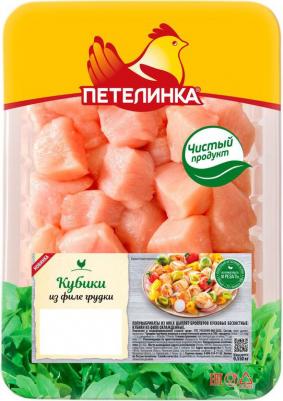 Филе цыпленка-бройлера кубики охлажденные, 550 гК – фото 1