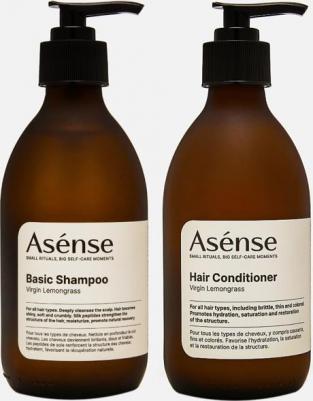 Набор для ухода за волосами Подарочный набор парфюмированный шампунь и кондиционер аромат лемонграсса