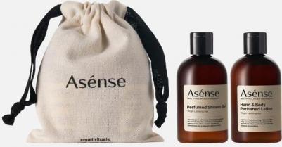 Набор парфюмированных средств для ванной и душа Подарочный набор Лосьон для тела и Гель для душа в брендированном мешочке Virgin Lemongrass