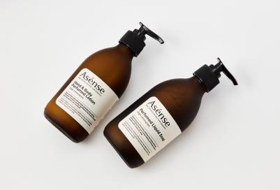 Набор средств для ухода за телом Подарочный набор парфюмированный лосьон и жидкое мыло для тела и рук аромат лемонграсса – фото 2