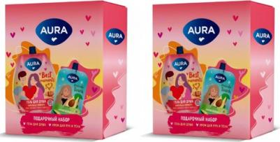 Подарочный набор ". Карамель и Авокадо", гель для душа карамель-попкорн 250 мл + крем для рук и тела авокадо-Зеленый чай 100 мл – фото 5