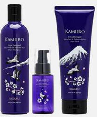 Набор шампунь, маска и эмульсия для осветленных волос Kamiiro Extra Damaged 1 шт