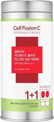 Солнцезащитный крем для лица Набор Крем солнцезащитный 100 SPF50+ PA++++ для проблемной кожи