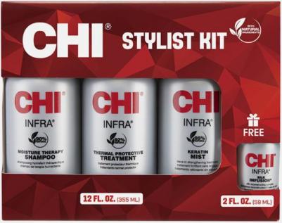 Косметический набор для волос Шампунь Infra, 355 мл + Кондиционер Infra, 350 мл + Кондиционер Кератин Мист, 355 мл + Гель восстанавливающий, 59 мл – фото 2