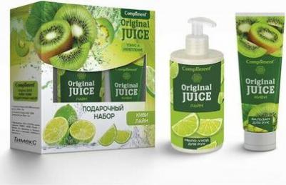 Набор Original Juice 1490 Киви-лайм, мыло для рук 320 мл+бальзам для рук 100 мл
