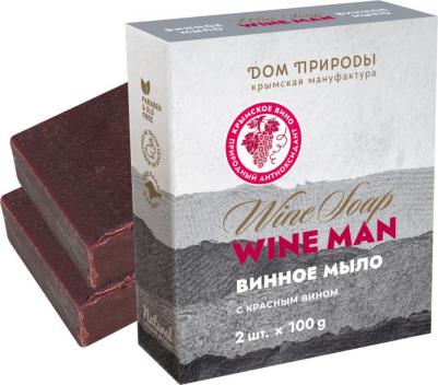 Набор мыла Wine Man омолаживает, регенерирует и защищает, твердое 200 г – фото 1