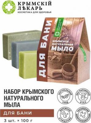 Подарочный набор натурального мыла ручной работы "Для бани" – фото 2