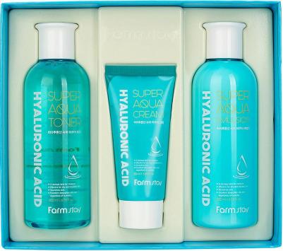 Hyaluronic Acid Super Aqua Skin Care 3 set - Набор средств по уходу за кожей с гиалуроновой кислотой, 200мл*200мл*50мл – фото 4