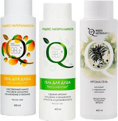 Набор средств для ухода за телом Набор гелей для душа яблоко, манго, черный перец – фото 1