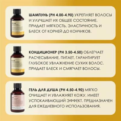 Набор для волос/DRY HAIR Шампунь+Кондиционер+Гель для тела, 100+100+100 мл – фото 2