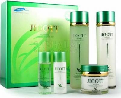 Подарочный набор с экстрактом зеленого чая тонер эмульсия крем Well-Being Green Tea – фото 7