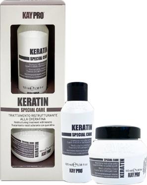 Keratin Restructuring Set, Набор: шампунь, 100 мл + маска, 100 мл – фото 3