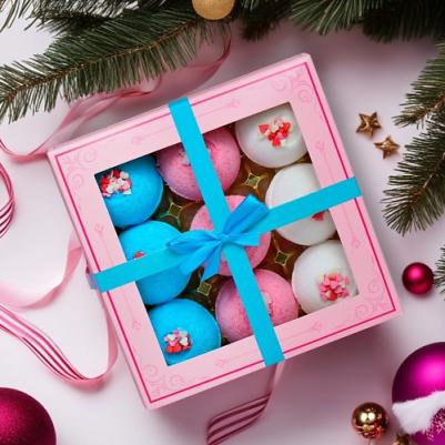 Бомбочки для ванны Candy bath bar Набор бурлящих шаров "Love&Candy" 360г – фото 4