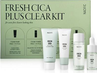 Набор средств для лица Набор Fresh Cica Plus Clear Kit