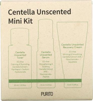 Мини-набор успокаивающих средств Centella Unscented Line Travel Kit – фото 6