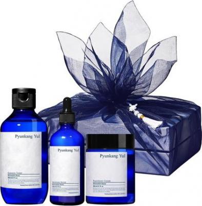 Набор для лица увлажняющий Moisture Skincare Set, тонер, сыворотка, крем, 400 мл – фото 6
