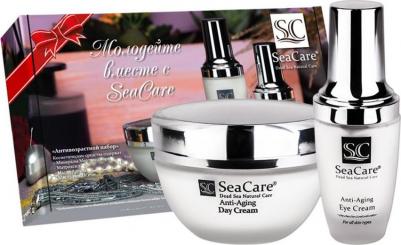 Подарочный антивозрастной набор №7, Дневной крем 50мл, Крем для глаз 30 мл