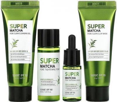 Набор миниатюр для лица для сужения пор Super Matcha Pore Care Starter Kit