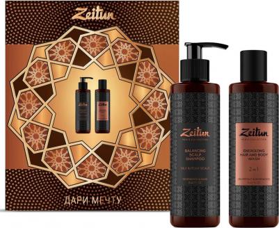 Набор для ухода за волосами Подарочный набор для мужчин "Энергия и баланс"