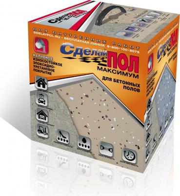 Покрытие наливное для пола Максимум (7,2кг) бежевый 4610009900483 – фото 2