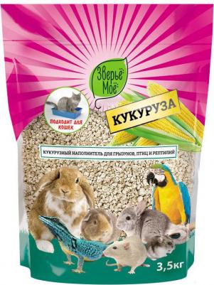 Наполнитель для кошек, грызунов, птиц и рептилий Кукурузный 3,5кг – фото 7