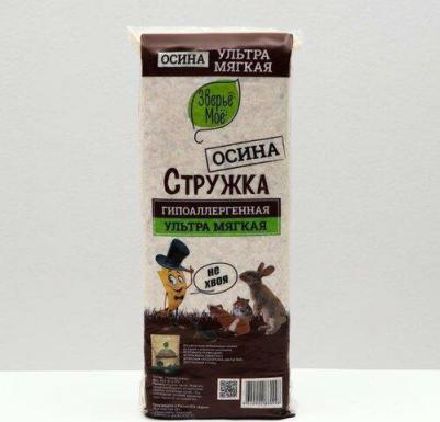 Стружка гипоаллергенная "Осина" (500 г.)