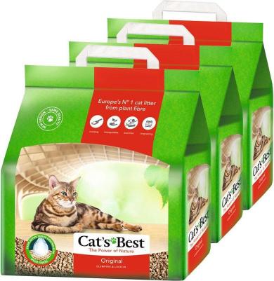 Наполнитель для кошачьего туалета Original древесный комкующийся 5л – фото 5