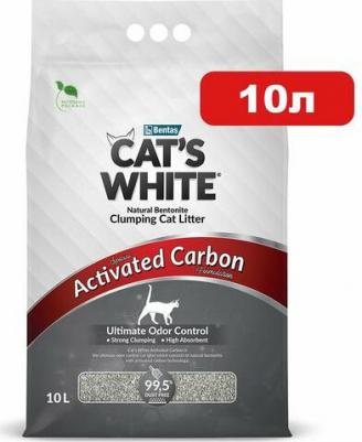 Наполнитель Activated Carbon с активированным углем комкующийся бентонит 8,5кг 10 л – фото 1
