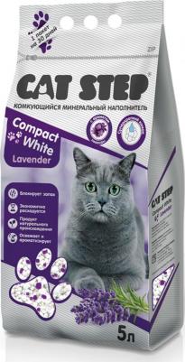 Наполнитель для кошачьего туалета Compact White Lavеnder комкующийся минеральный, 5л – фото 3