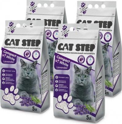 Наполнитель для кошачьего туалета Compact White Lavеnder комкующийся минеральный, 5л – фото 9