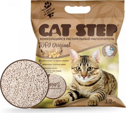 Наполнитель растительный комкующийся Tofu Original 5,62кг – фото 4