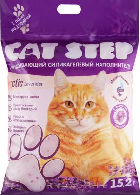 Впитывающий наполнитель для кошек Arctic Lavender силикагелевый, 6.68 кг, 15.2 л – фото 3