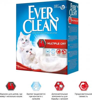 Наполнитель Multiple Cat комкующийся бентонит свежесть 10кг 10 л – фото 2