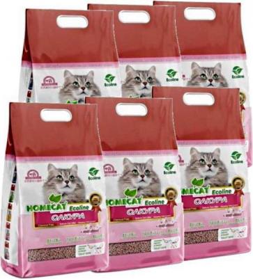 Эколайн комкующийся наполнитель с ароматом сакуры (6 л) – фото 1