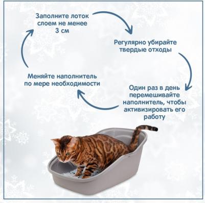 Наполнитель для кошачьего туалета Мороз 7.6л – фото 7