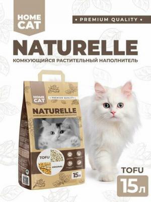 Наполнитель для кошачьих туалетов комкующийся растительный - 15 л