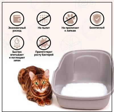 Наполнитель Стандарт силикагелевый впитывающий для кошек 12,5л – фото 11