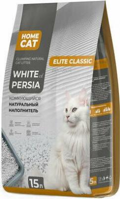 WHITE OF PERSIA ELITE CLASSIC 15 л комкующийся натуральный наполнитель для кошачьих туалетов – фото 2