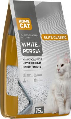 WHITE OF PERSIA ELITE CLASSIC 15 л комкующийся натуральный наполнитель для кошачьих туалетов – фото 3