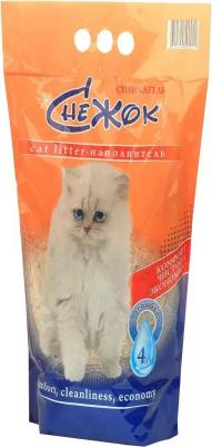 Снежок 4 л силикагель наполнитель для кошачьих туалетов – фото 4