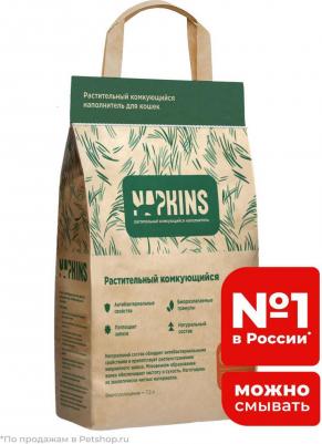 наполнитель растительный комкующийся наполнитель "Персик" – фото 1